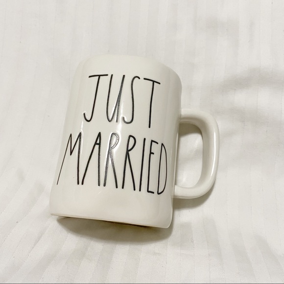 Rae Dunn Just Married coffee mug - Picture 2 of 5